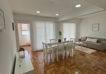 DEPARTAMENTO 3 AMB. CON DEPENDENCIA, AL FRENTE CON BALCON TERRAZA Y VISTA LATERAL AL MAR - ZONA: PLAZA COLON